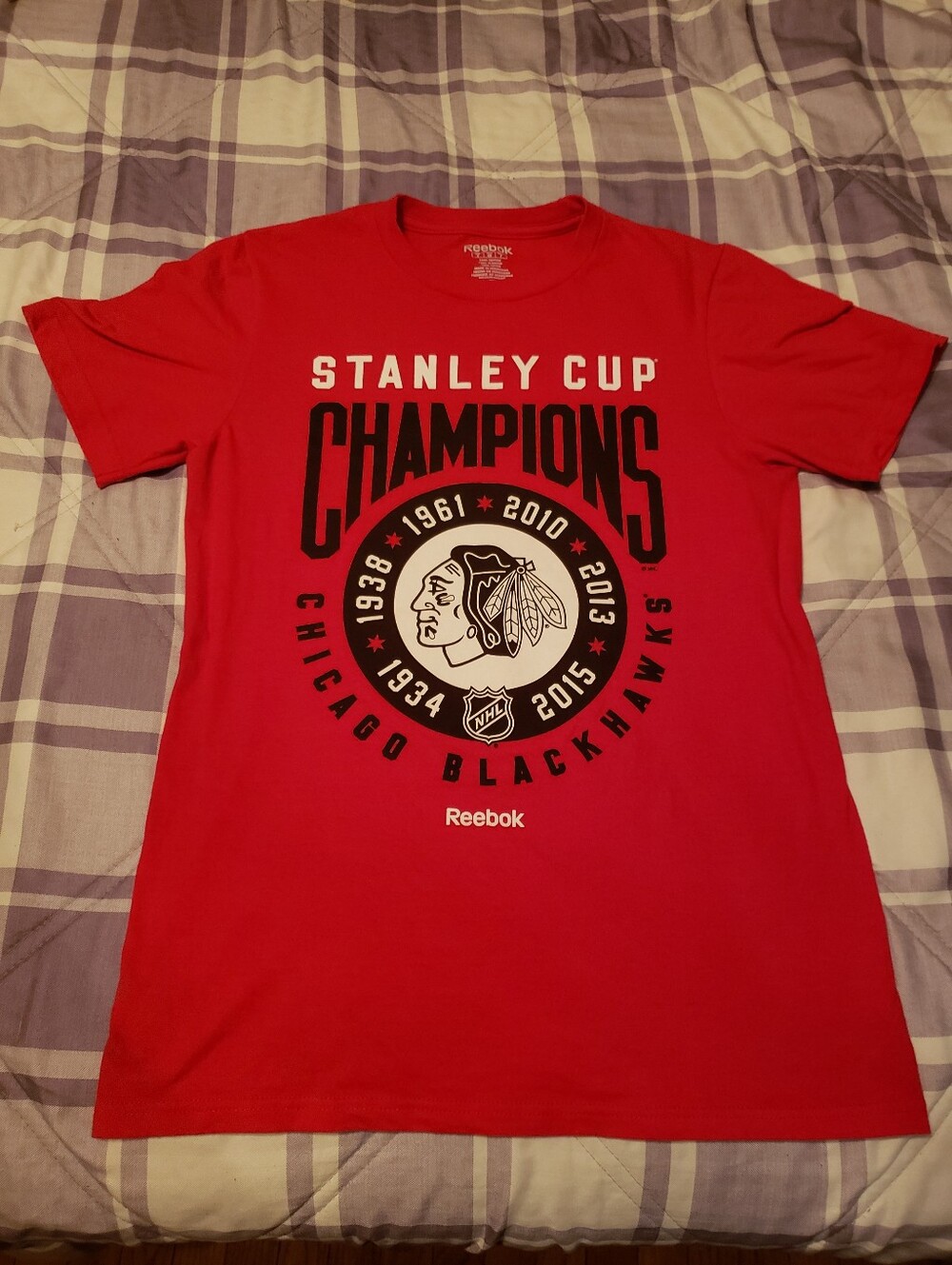 🏒 Chicago Blackhawks Stanley Cup Champions T-Shirt 🏒